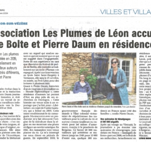 Các công nhân Đông Dương – Báo Dordogne Libre, ngày 19/10/2024