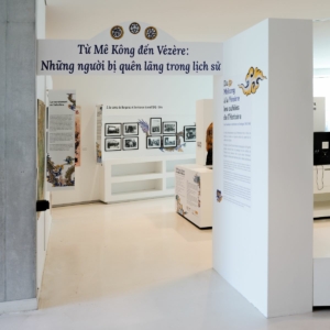 Exposition aux Eyzies Travailleurs indochinois Pierre DAUM et Michel LECAT Entrée