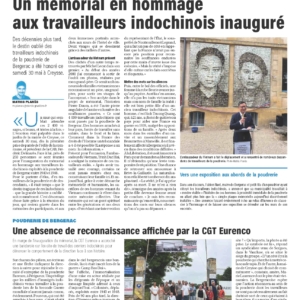 Các công nhân Đông Dương – Báo Dordogne Libre, ngày 1/6/2026